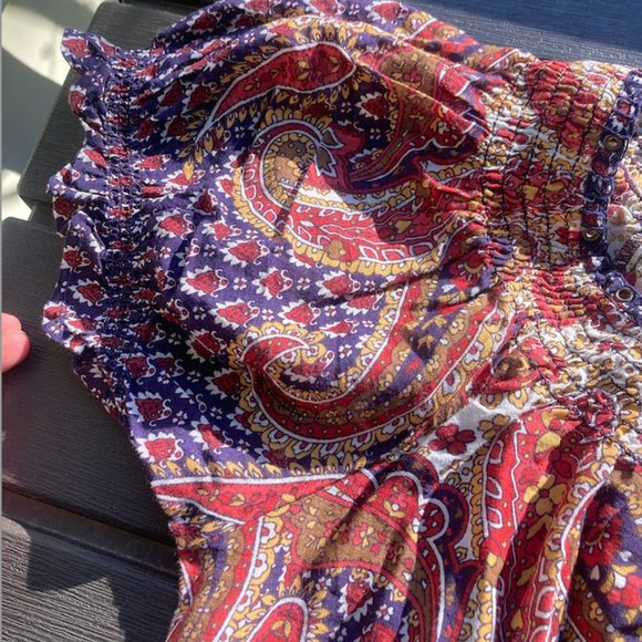 Two Nine West Paisley Tunic Tops M - Picture 9 of 10